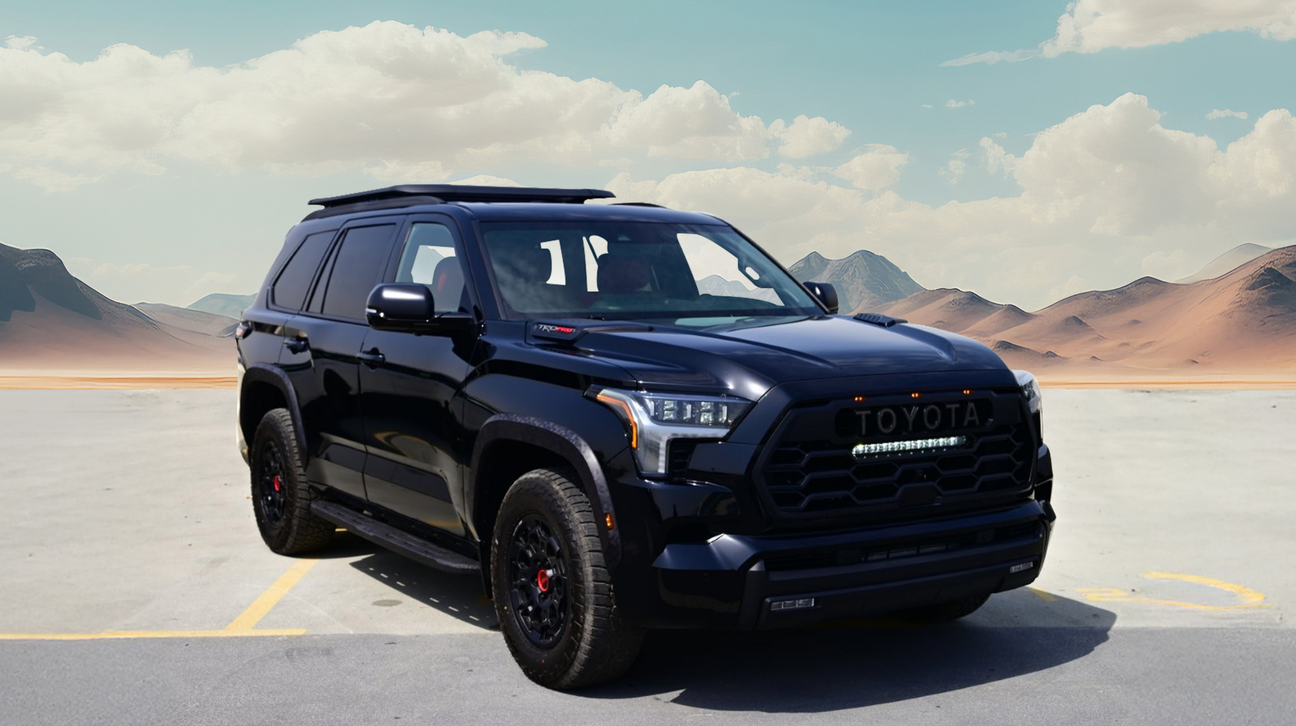 2026 TOYOTA SEQUOIA TRD PRO PERFORMANCE MAX  i-FORCE MAX HYBRID V6 3.4L TURBO 4WD 7 SEATER AT