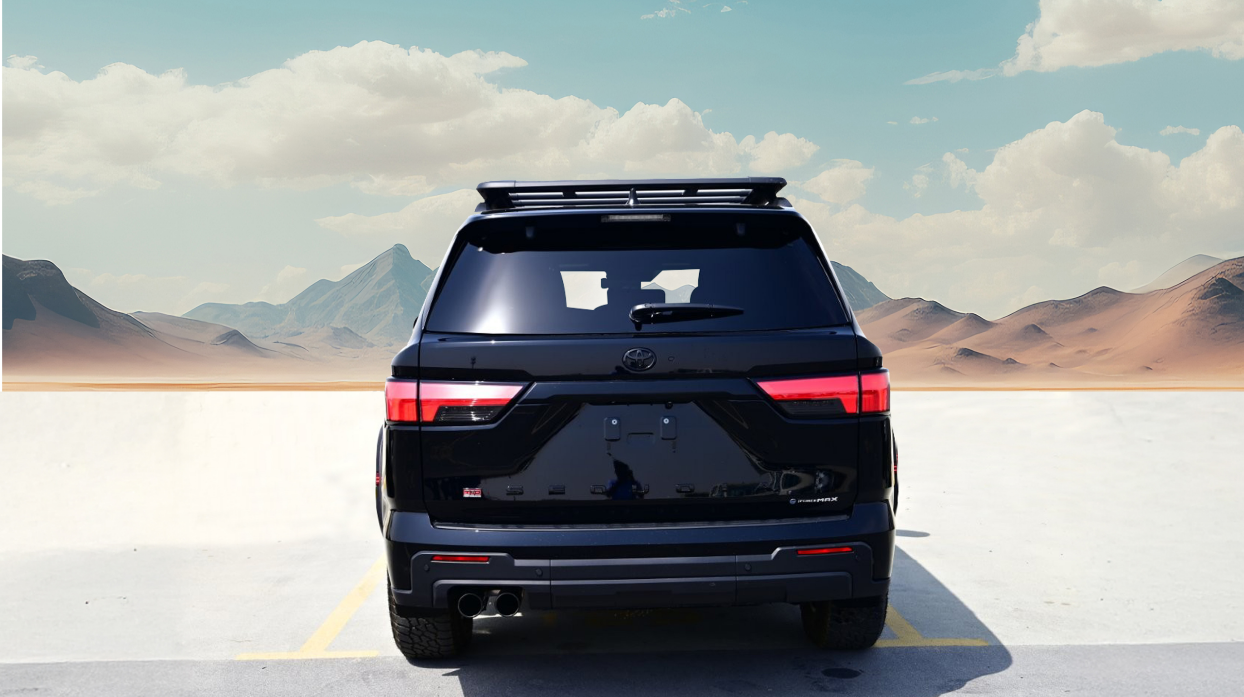 2026 TOYOTA SEQUOIA TRD PRO PERFORMANCE MAX  i-FORCE MAX HYBRID V6 3.4L TURBO 4WD 7 SEATER AT