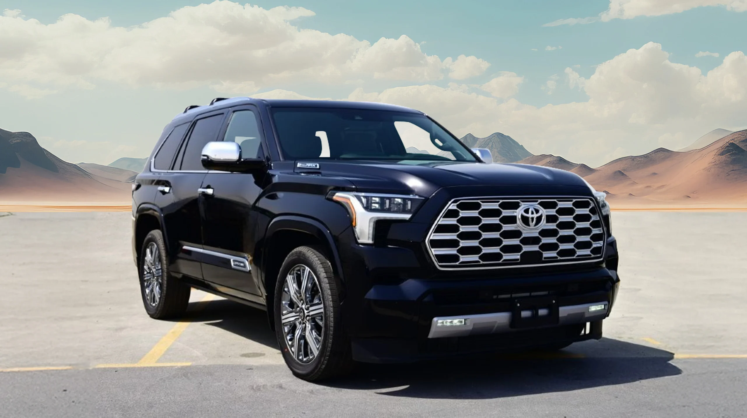 2026 MODEL TOYOTA SEQUOIA CAPSTONE HYBRID V6 3.4L TURBO 4WD 7-SEATER AT