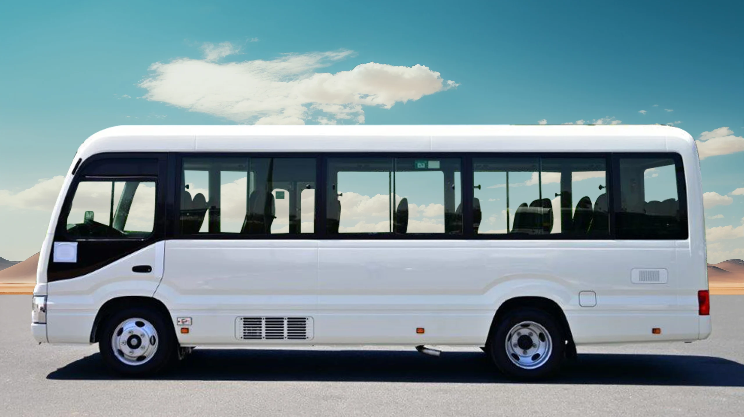 2025 TOYOTA COASTER HIGH ROOF DLX 2.7L PETROL 23-SEATER MT