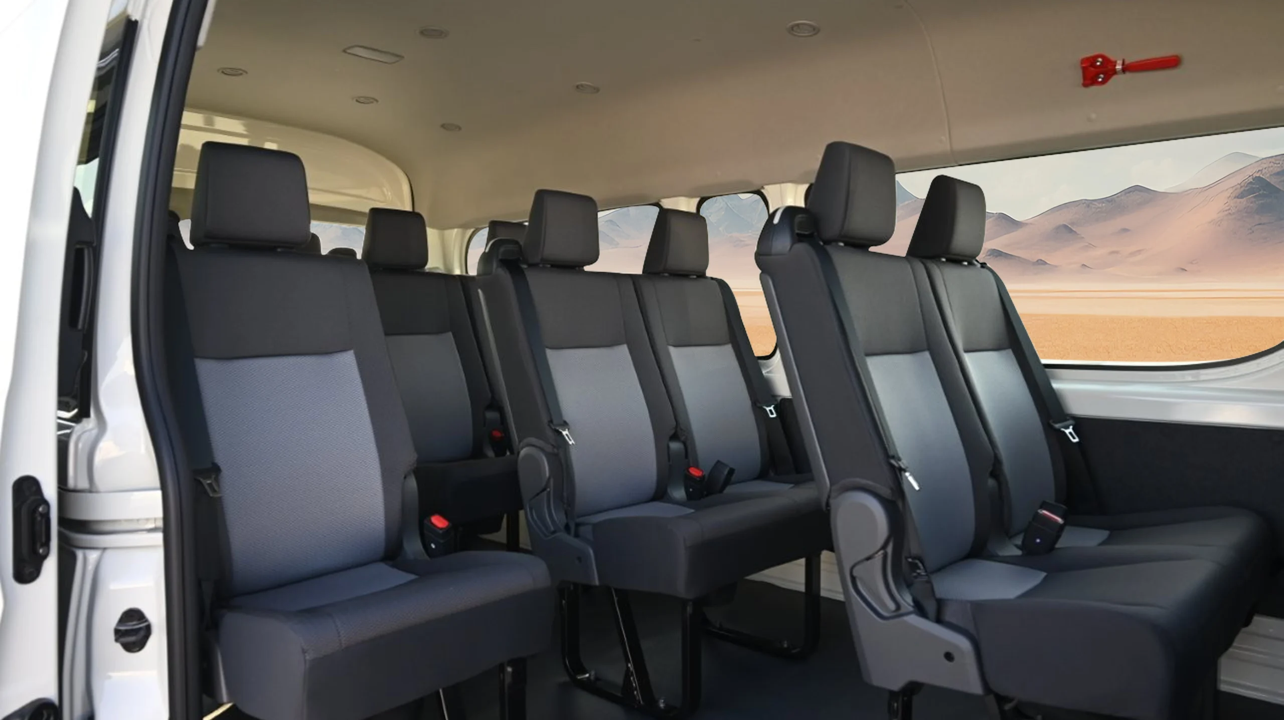 2026 TOYOTA HIACE HIGHROOF BUS GL V6 3.5L PETROL 13-SEATER AUTOMATIC