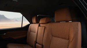 TOYOTA FORTUNER EXR rear seats