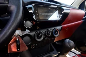 Toyota Hilux 7-inch touchscreen infotainment system