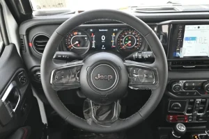 Jeep Wrangler Rubicon steering wheel