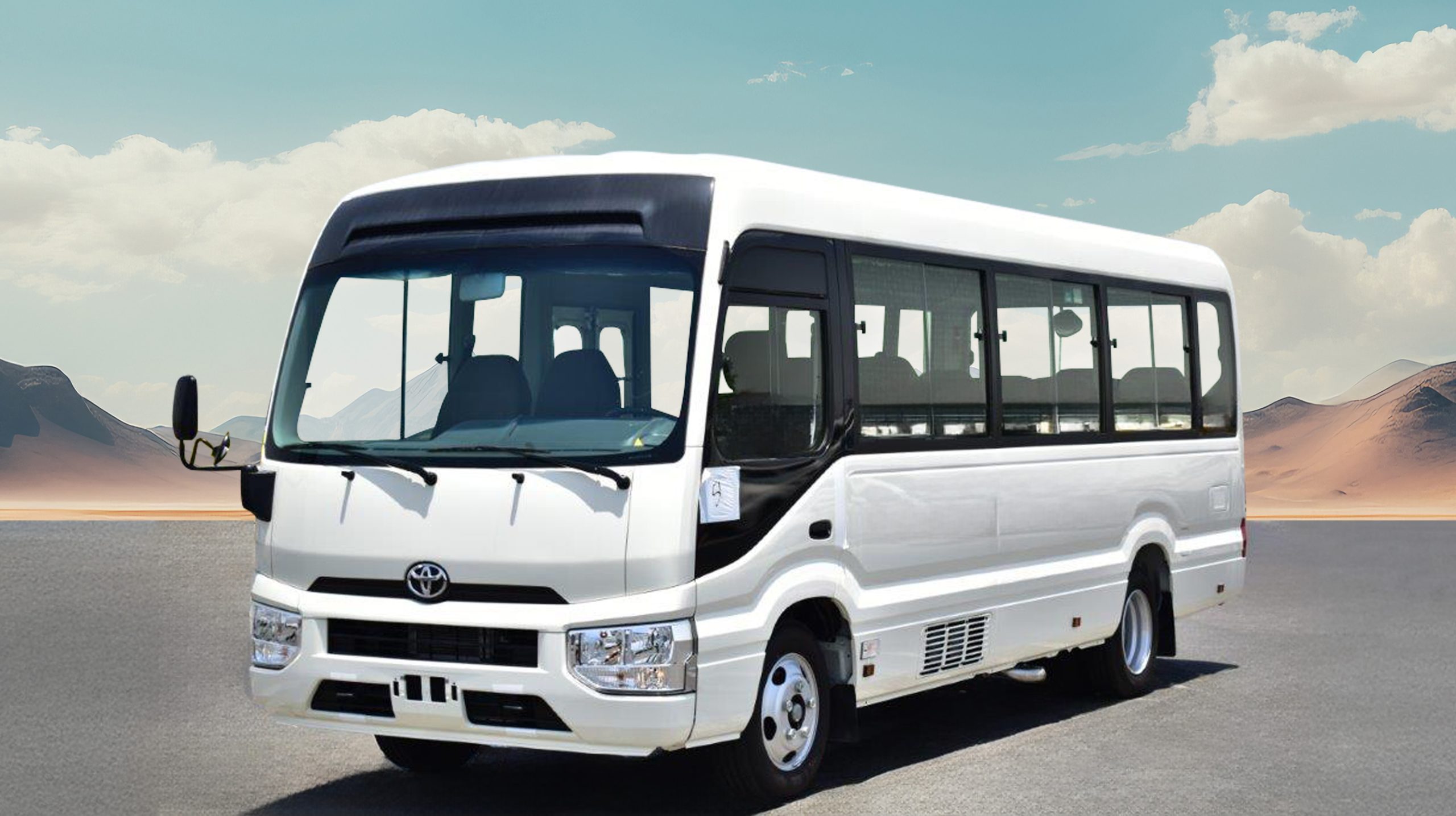 2026 TOYOTA COASTER HIGHROOF 2.8L DIESEL 22-SEATER AT