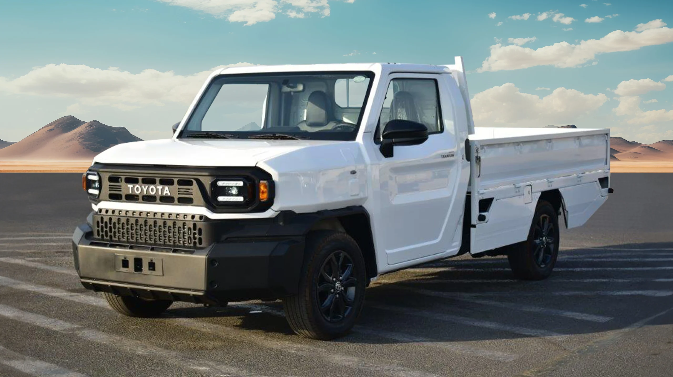 2025 TOYOTA TAMARAW SINGLE CAB PICKUP TRUCK GL 2.4L DIESEL 2WD 2-SEATER AT