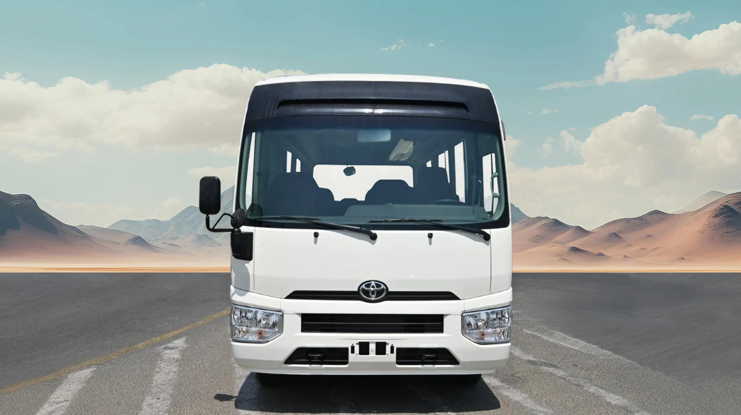 2026 TOYOTA COASTER HIGHROOF 2.7L PETROL 23-SEATER MT