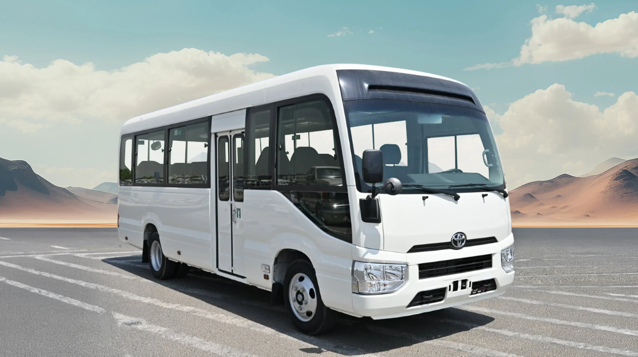 2026 TOYOTA COASTER HIGHROOF 2.7L PETROL 23-SEATER MT