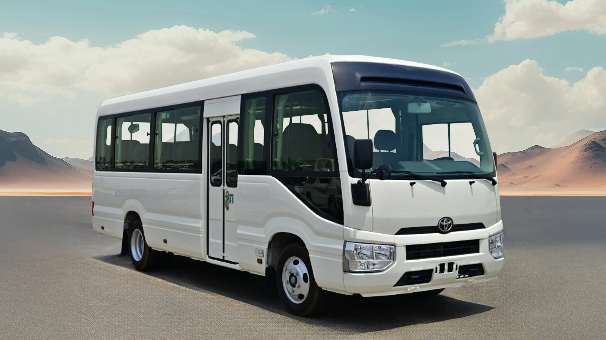 2026 TOYOTA COASTER HIGHROOF 4.0L DIESEL 22-SEATER MT